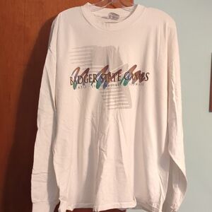 White Long Sleeve Tee WI Badger State Games